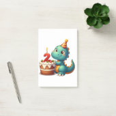 Dino 2. Geburtstag Post-it Klebezettel (Büro)