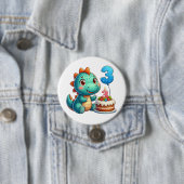 Dino 3. Geburtstag Button (Beispiel)