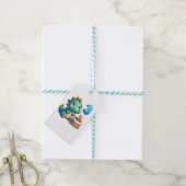 Dino 3. Geburtstag Geschenkanhänger (Mit Garn)