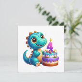 Dino 4. Geburtstag (Stehend Vorderseite)