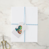 Dino 5. Geburtstag Geschenkanhänger (Mit Garn)