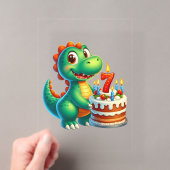 Dino 7. Geburtstag Acryleinladungen (Insitu (Handheld))