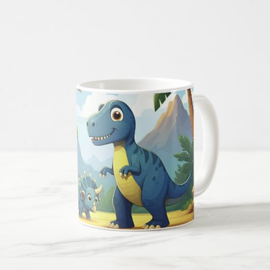 Dino Adventure Kaffeetasse (VorderseiteRechts)