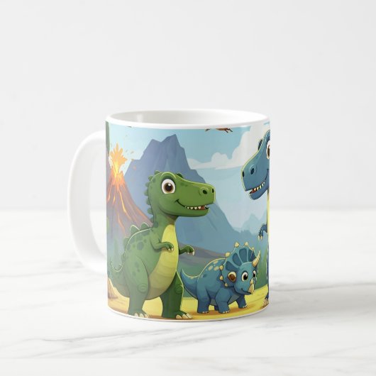 Dino Adventure Kaffeetasse (Vorderseite Links)