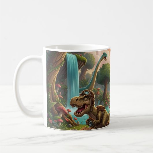 Dino Adventure Race Kaffeetasse (Links)