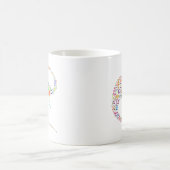 Dino-Alphabet Kaffeetasse (Mittel)