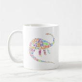 Dino-Alphabet Kaffeetasse (Links)