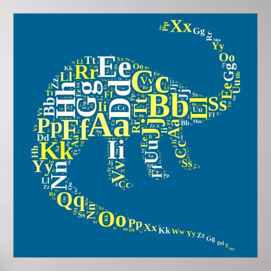 Dino-Alphabet Poster (Vorne)