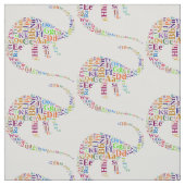 Dino-Alphabet Stoff (Muster)