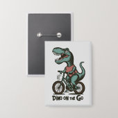 Dino auf Achse Button (Vorderseite/Rückseite)