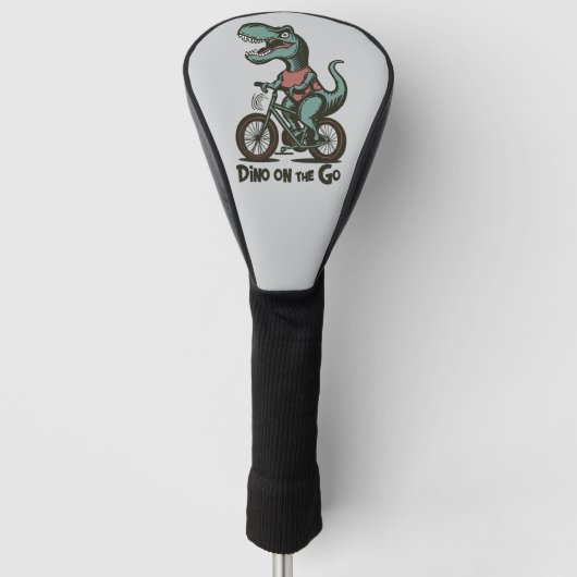 Dino auf Achse Golf Headcover (Vorderseite)