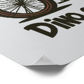 Dino auf Achse Poster (Ecke)