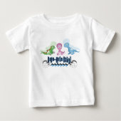 Dino Babies Baby T-shirt (Vorderseite)