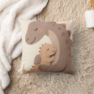Dino Baby and Mama Boho Dino Series Kissen