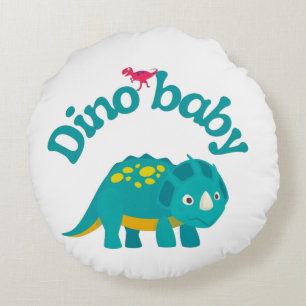 Dino Baby Dinosaurier Design Baby Bodysuit Rundes Kissen