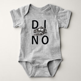 DINO - Baby Jersey Bodysuit Baby Strampler