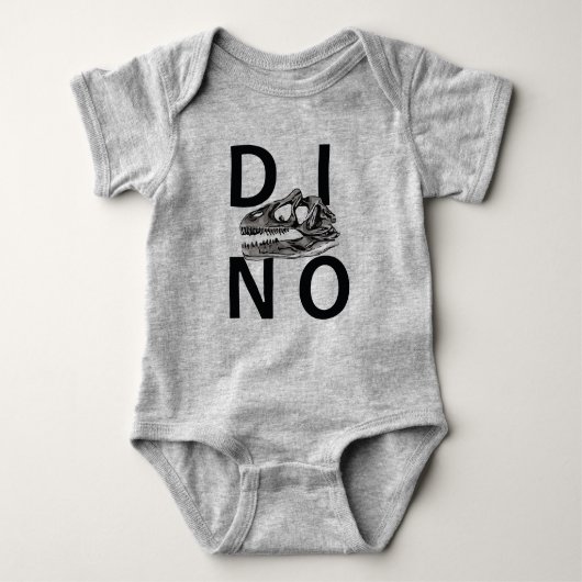 DINO - Baby Jersey Bodysuit Baby Strampler (Vorderseite)