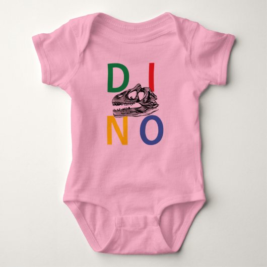 DINO - Baby Jersey Bodysuit Baby Strampler (Vorderseite)