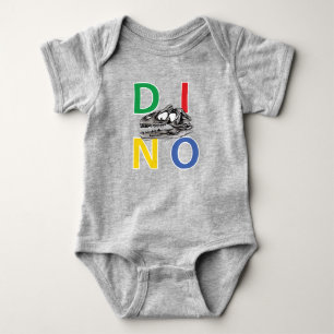 DINO - Baby Jersey Bodysuit Strampler