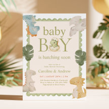 Dino-Baby-Party-Einladung