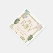 Dino-Baby-Party Serviette (Ecke)