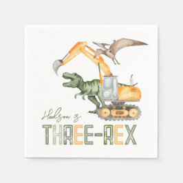Dino Bau Drei Rex Napkins Serviette