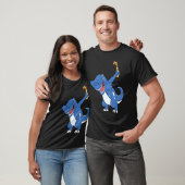 Dino Beer Graphic Apparel T-Shirt (Unisex)