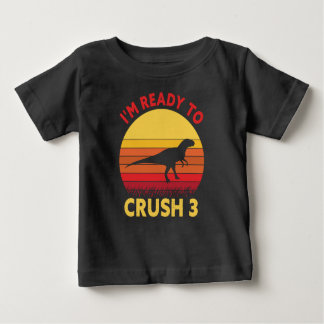 Dino Birthday Bereit zum 3. Shirt