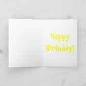 Dino Birthday Card 3 Karte (Innenseite)