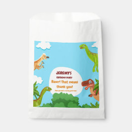 Dino Birthday Party für Bags Geschenktütchen
