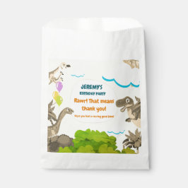 Dino Birthday Party für Bags Geschenktütchen