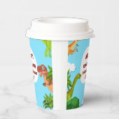 Dino Birthday Party Paper Cups Pappbecher (Rechts)