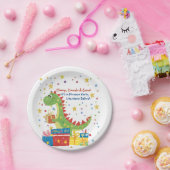 Dino Birthday Party Pappteller (Party)