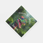 Dino Birthday Serviette (Ecke)