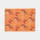 Dino Blanket Fleecedecke (Vorderseite (Horizontal))