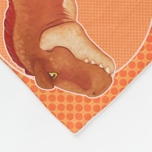 Dino Blanket Fleecedecke (Ecke)