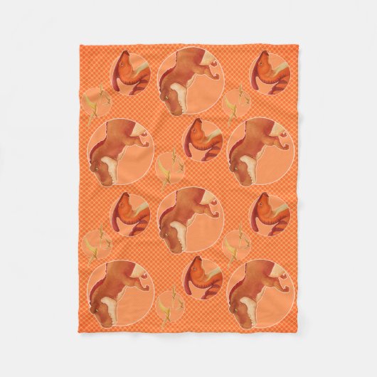 Dino Blanket Fleecedecke (Vorderseite)