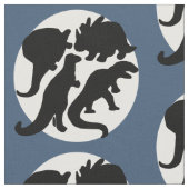 Dino-Blau Stoff (Nahaufnahme)