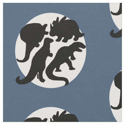 Dino-Blau Stoff (Nahaufnahme)