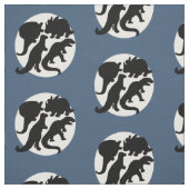 Dino-Blau Stoff (Muster)