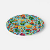 Dino Blocks Paper-Teller Pappteller (Schrägansicht)