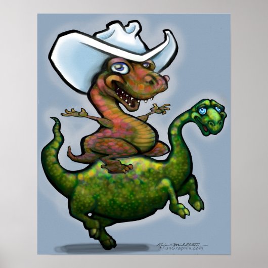 Dino Bronco Poster (Vorne)