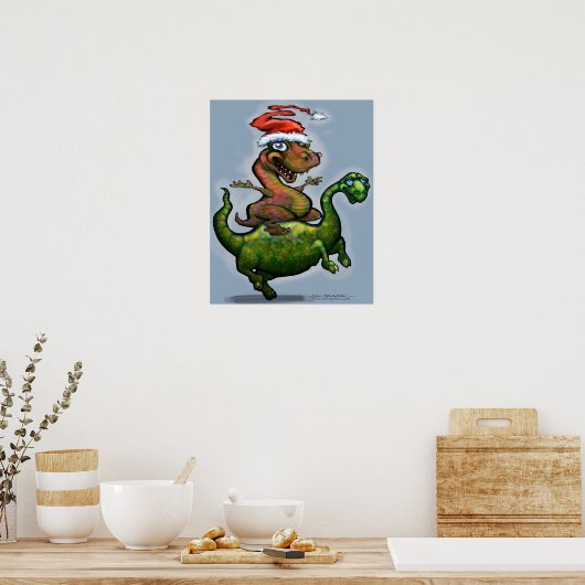 Dino Bronco Poster (Küche)