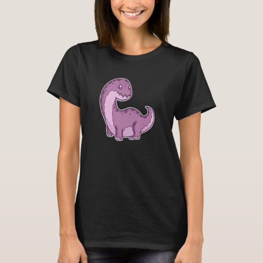 Dino Brontosaurus Dinosaur T-Shirt (Vorderseite)