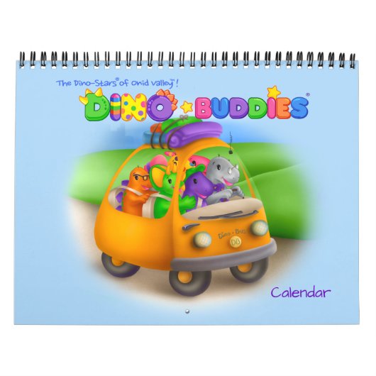 Dino-Buddies® Kalender - Road Trip w/Dino-Buddies (Titelbild)