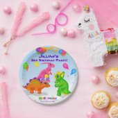 Dino-Buddies™ Papierschale - Dino-Freunde Pappteller (Party)