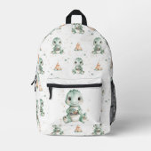 Dino Camp Explorer Bedruckter Rucksack (Vorderseite)