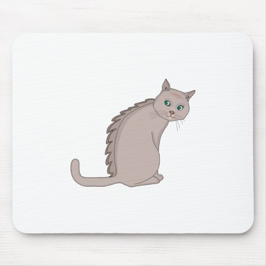 Dino Cat Mousepad (Vorne)