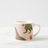 Dino Christmas Party: Tree Rex Espressotasse (Rechts)