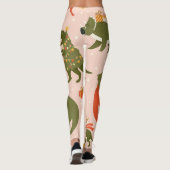 Dino Christmas Party: Tree Rex Leggings (Rückseite)